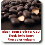 Black Bean Natural Remedy for Gout